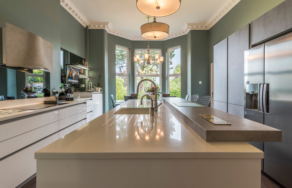 Modern Apartment: Kitchen Diner in a Victorian Mansion - Contemporary ...