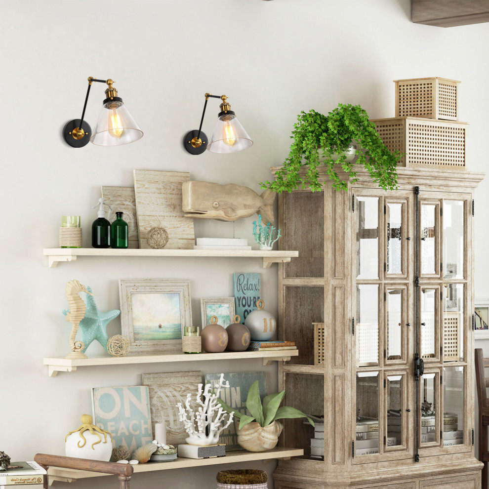 Foto di una cucina minimalista di medie dimensioni con ante a filo, ante in legno chiaro, elettrodomestici colorati, pavimento in compensato e pavimento grigio