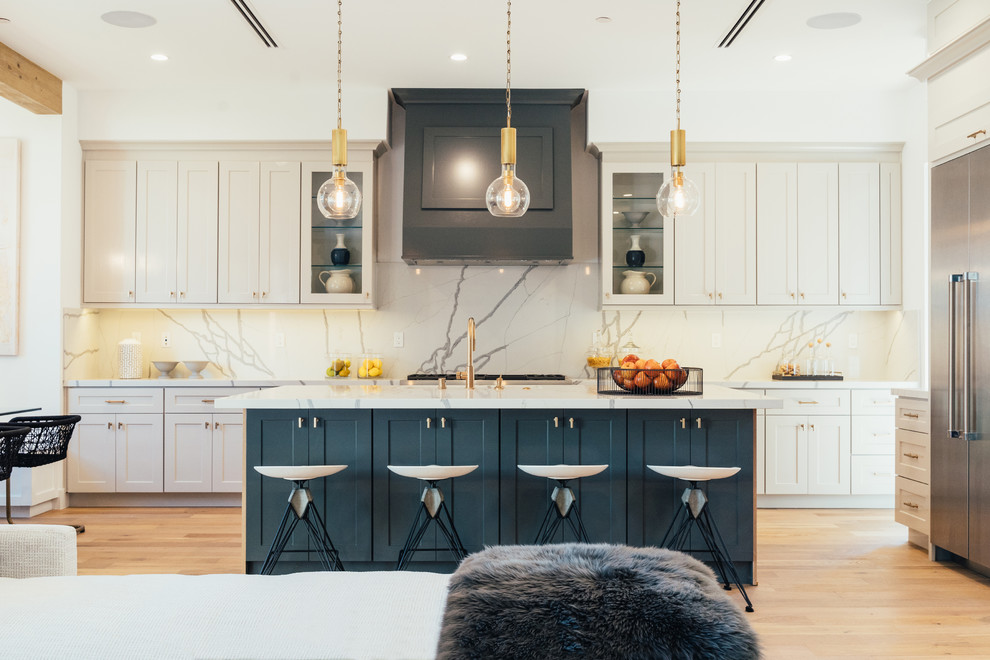 Inspiration for a nautical kitchen in Los Angeles.