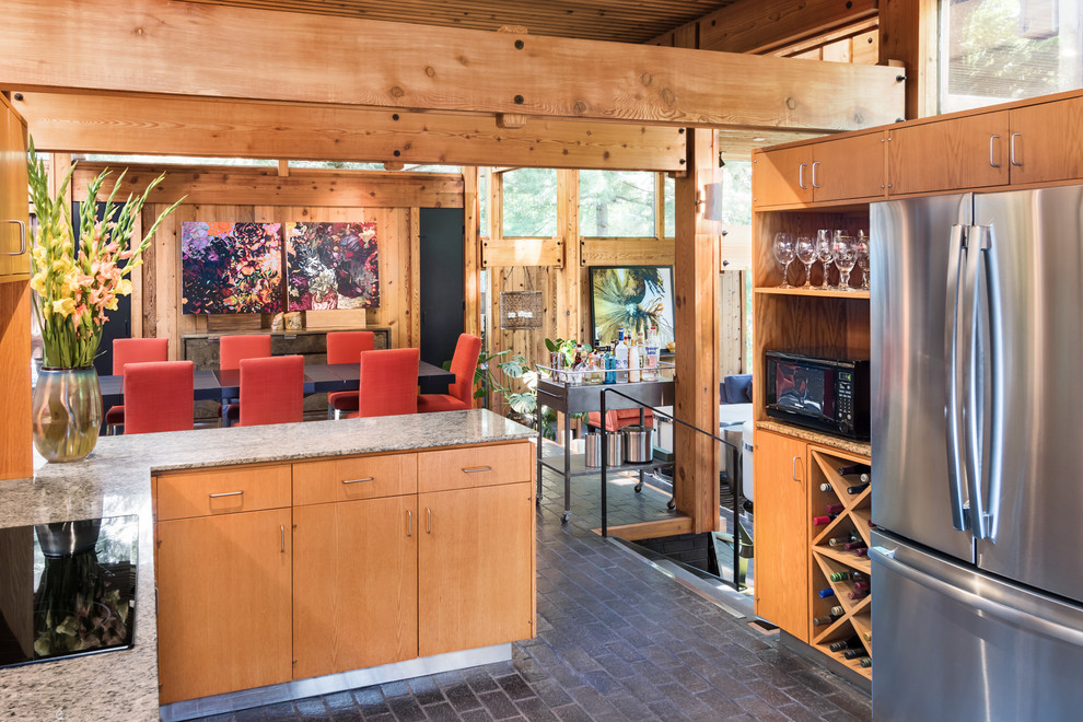 Modern Cedar Kitchen, Cedar Kitchen Cabinets
