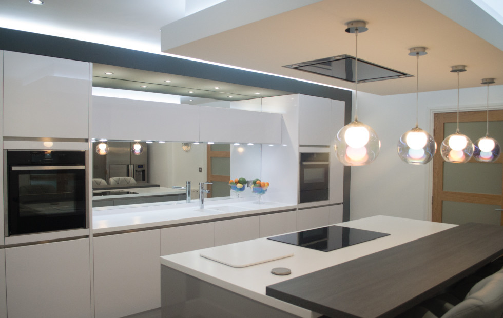 Modern Chic kitchen design in Manchester Modern Kitchen Other