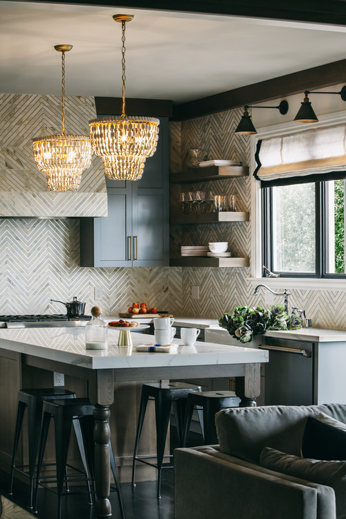 20+ white chevron kitchen backsplash design ideas & tips 20+ white chevron kitchen backsplash design ideas & tips