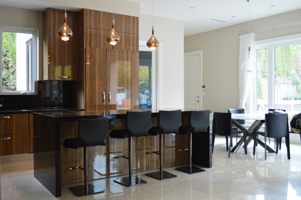 Modern custom made Italian kitchen in Vancouver - Modern - Kitchen