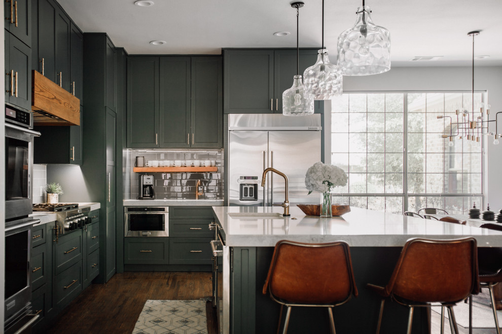 Modern Eclectic Home, Kitchen - Transitional - Kitchen - Dallas - by ...