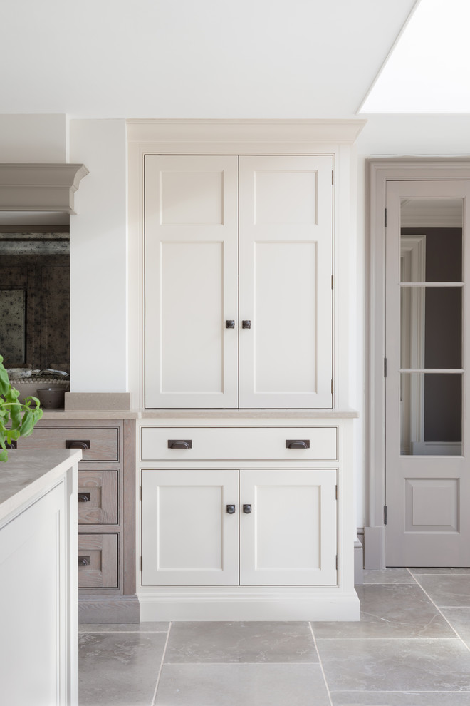 Design ideas for a large traditional kitchen in Sussex.