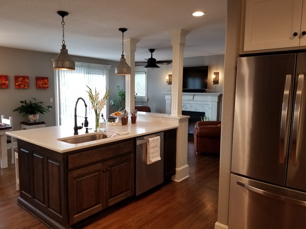 Modern Farmhouse Kitchen Remodel Lawrence Farmhouse Kitchen