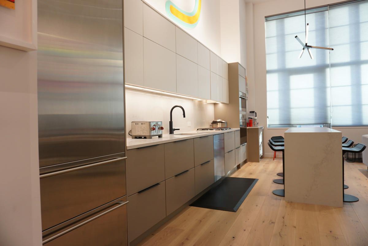 Modern Ikea Kitchen Has European Style Without Breaking The Bank Modern Kitchen New York By Inspired Kitchen Design Houzz