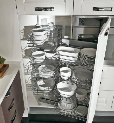 Photo of a medium sized modern kitchen in New York.