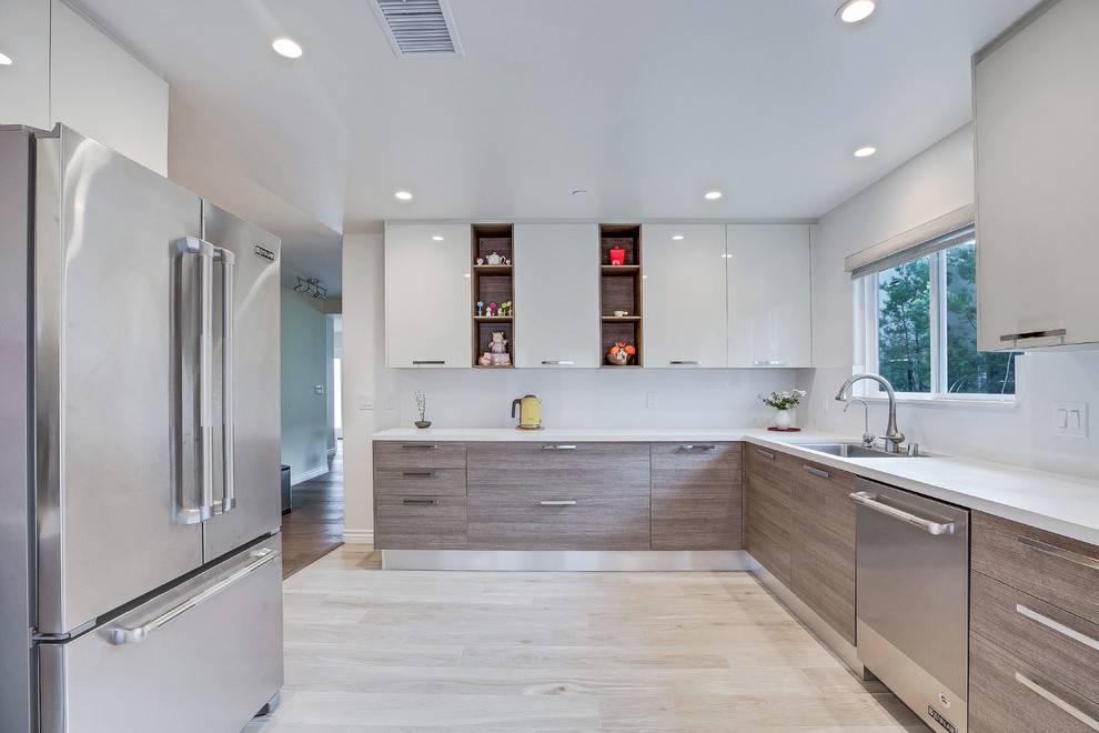 Modern Kitchen Cabinet In San Gabriel Contemporary Kitchen Los Angeles By Jennifer Wang Interiors