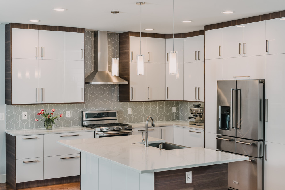 Modern Kitchen (Fife) Midcentury Kitchen Seattle by NW