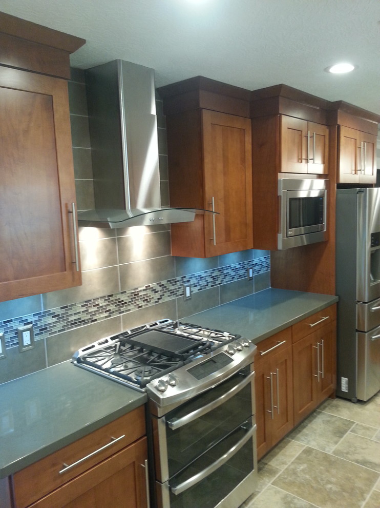 Modern Kitchen Makeover Transitional Kitchen Houston by Imagine