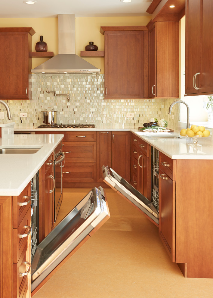 Modern Kosher Kitchen Modern Kitchen Chicago by Dream Kitchens, Inc. Houzz