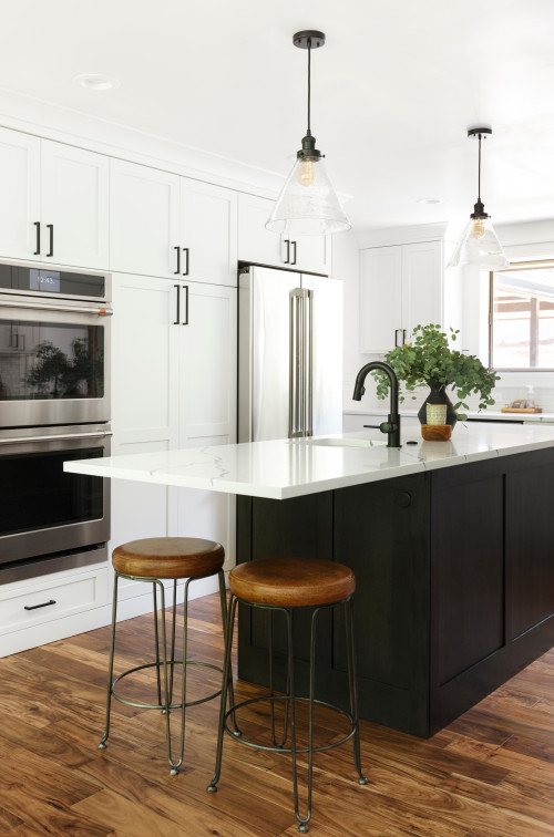 52+ Black and White Kitchen Cabinets ( TIMELESS LOOK ) - Cabinets