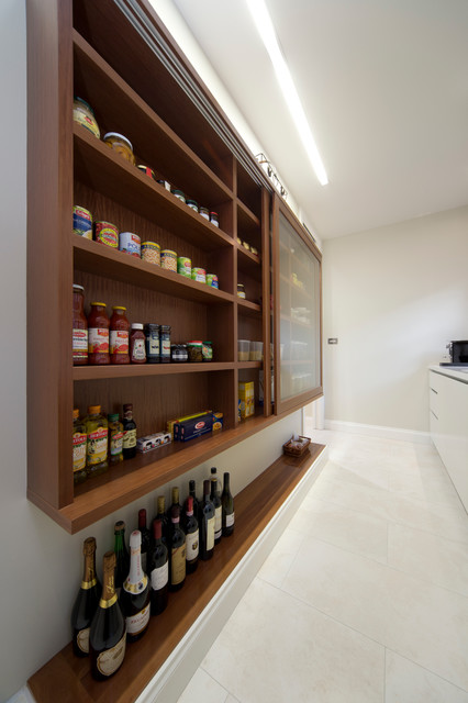 Modern minimalist kitchen with art deco shape - Modern - Kitchen ...