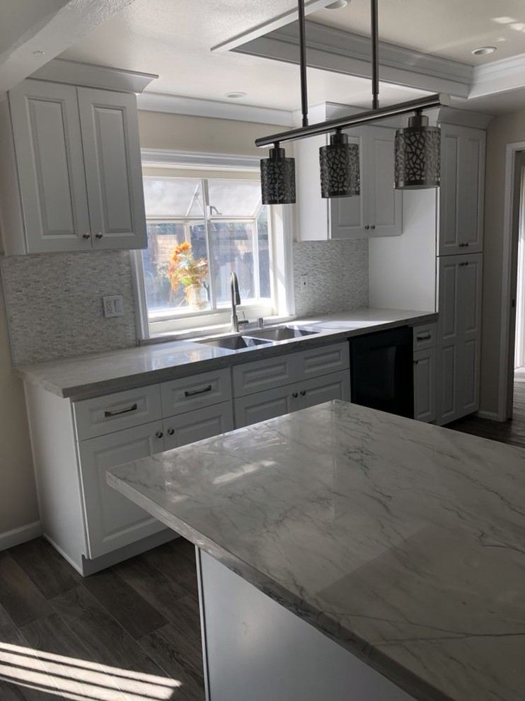 Minimalist kitchen photo in Orange County