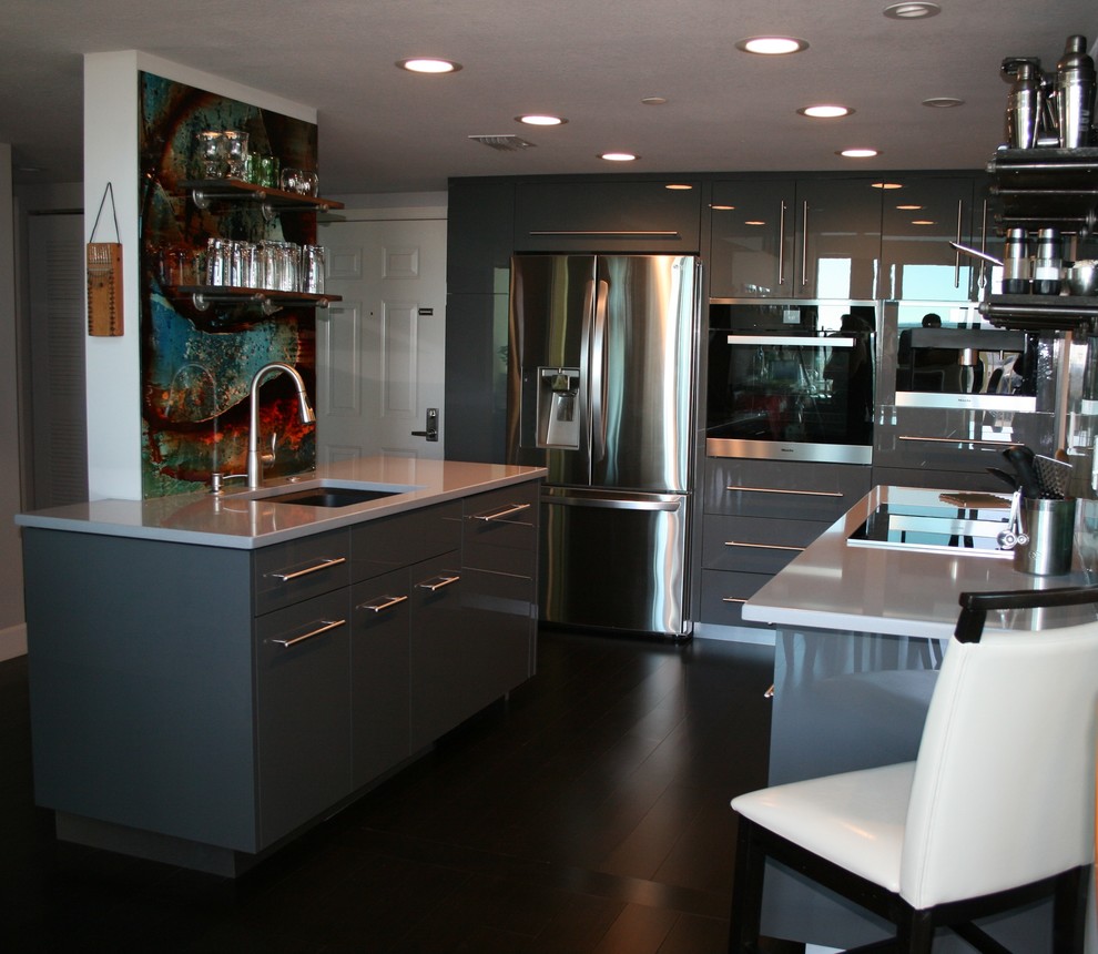 Modern Penthouse Kitchen Modern Kitchen Atlanta by Tallahassee