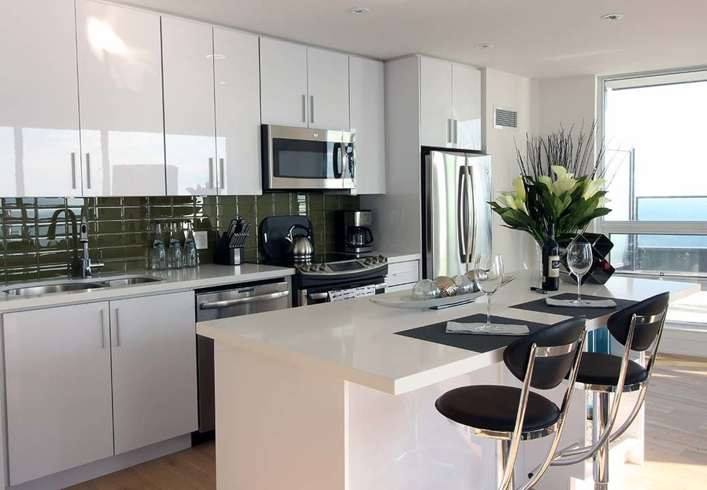 Modern Penthouse - Contemporary - Kitchen - Toronto - by User | Houzz