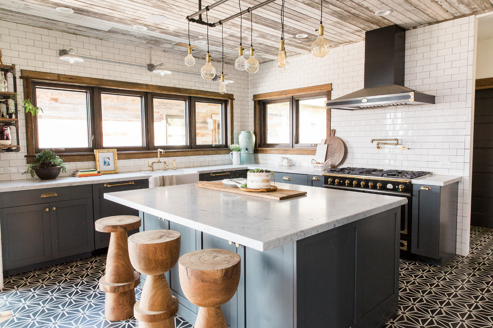 Inspiration for an eclectic kitchen remodel in Salt Lake City