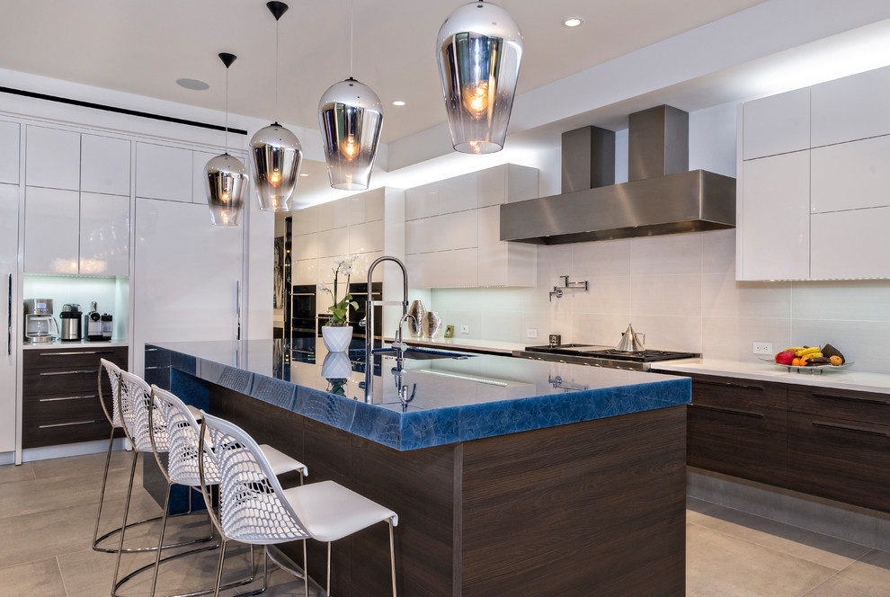 Modern Waterfront Living - Contemporary - Kitchen - Miami - by Architectural Photographer Ron ...