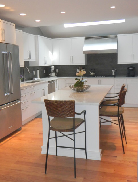 Modern White & Bright - Modern - Kitchen - New York - by