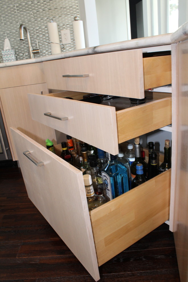 Modern White Oak Kitchen Modern Kitchen Dallas by