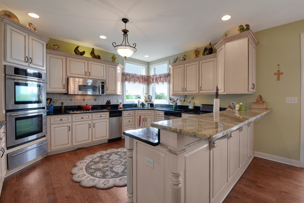 Mokena Interior Farmhouse Kitchen Chicago by Jondec Painting