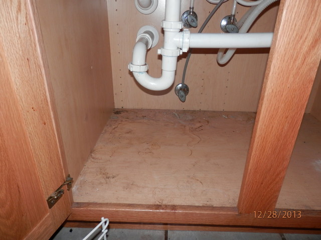 Mold Kitchen Cabinet Traditional, Mold Under Kitchen Cabinets