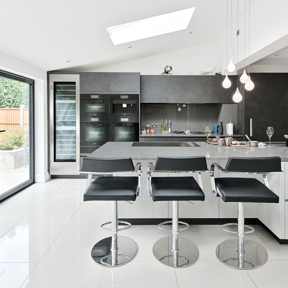 Moderne Küche in Oxfordshire