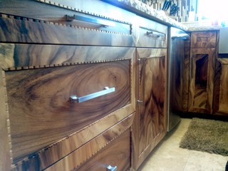 Monkey Pod Kitchen Tropical Kitchen Hawaii By Nsdmill Houzz