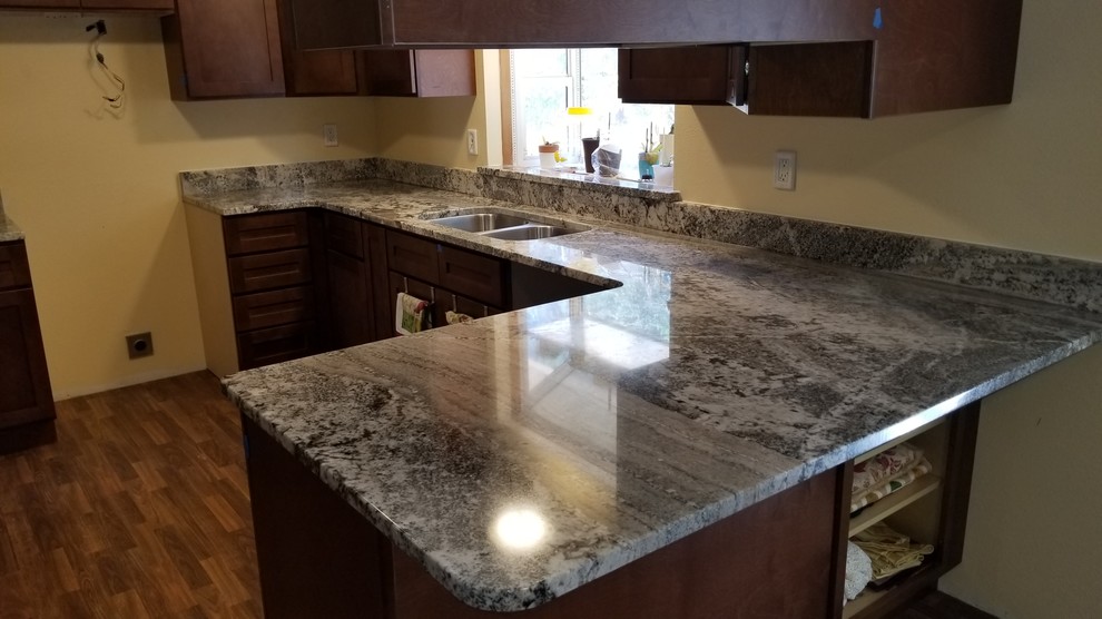 "Monte Cristo" Granite Kitchen Seattle by Tops Solid Surface Houzz