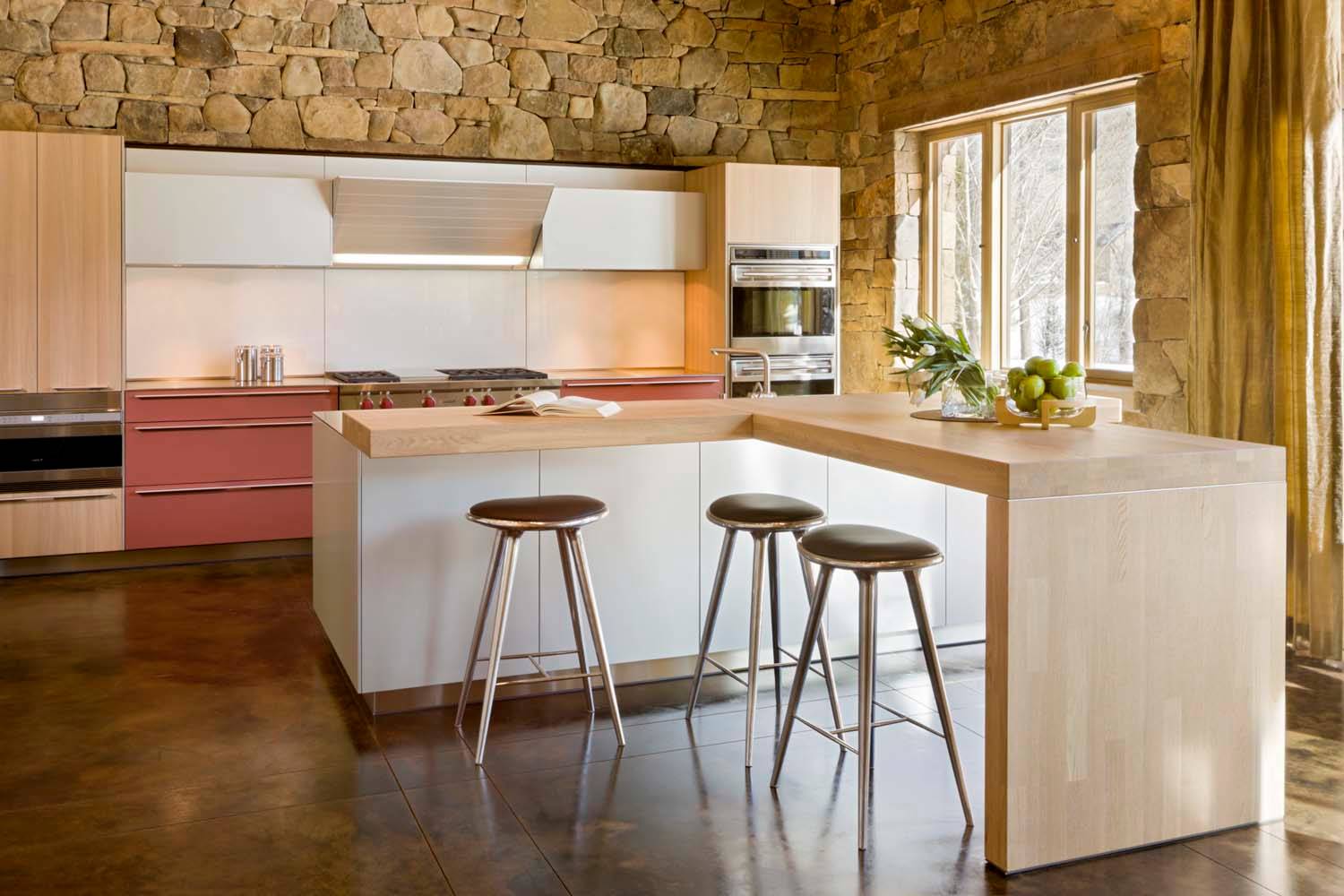 20 Moderne Küchen mit hellen Holzschränken Ideen & Bilder   April ...
