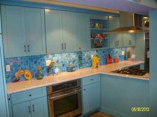 Turquoise Kitchen - Welford-on-Avon - Koivu Kitchens