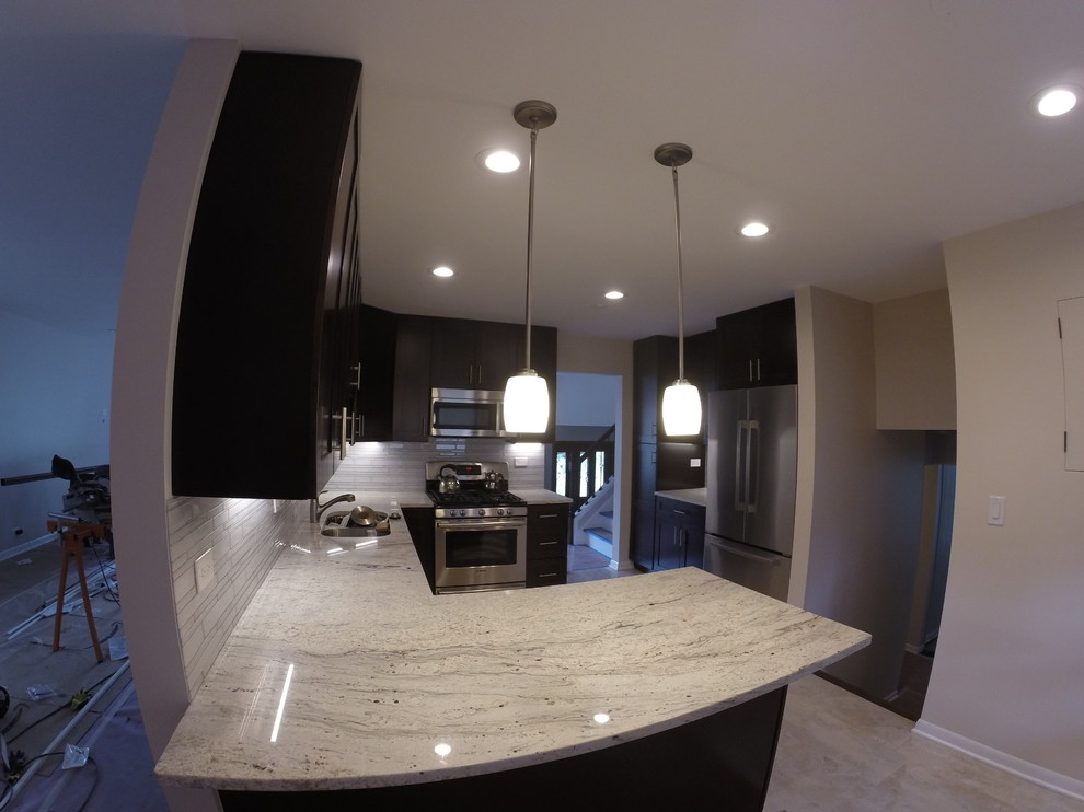 Mount Prospect house renovation Modern Kitchen Chicago by Dream