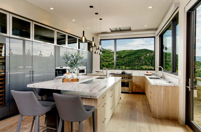 Mountain Majestic Kitchen Rustic Kitchen Denver By Inverness Design Group