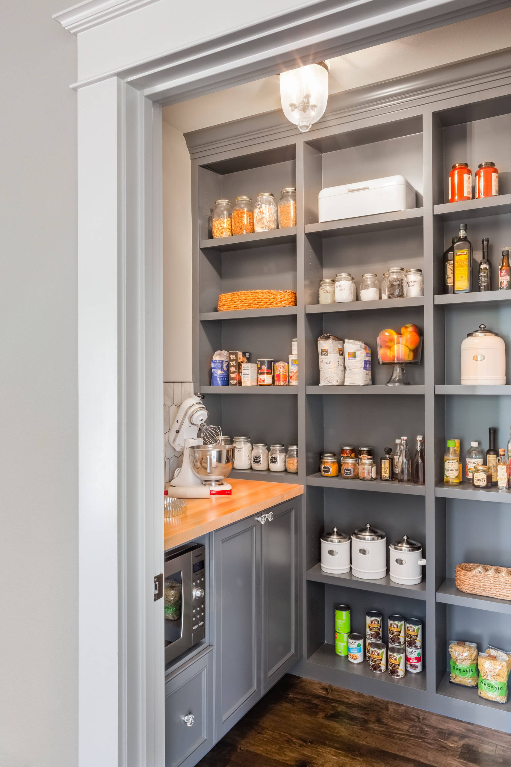75 Beautiful Kitchen Pantry With Gray Cabinets Pictures Ideas July 2021 Houzz