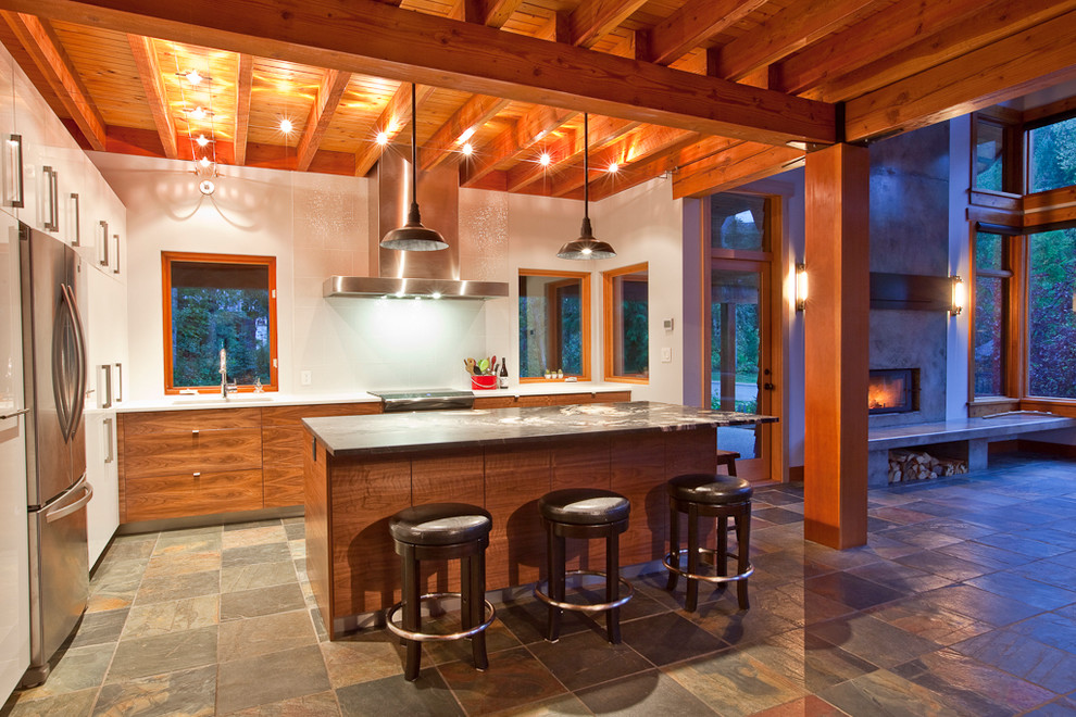 Mountain Modern kitchen renovation Traditional Kitchen Calgary