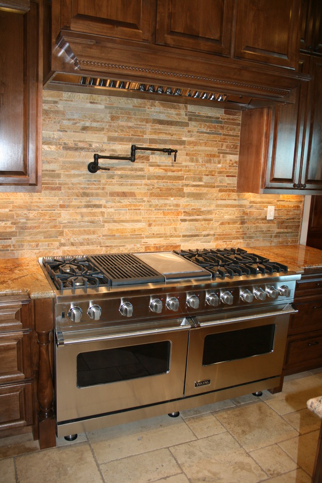 Mountain Top Custom Home Craftsman Kitchen Boise by Freeman