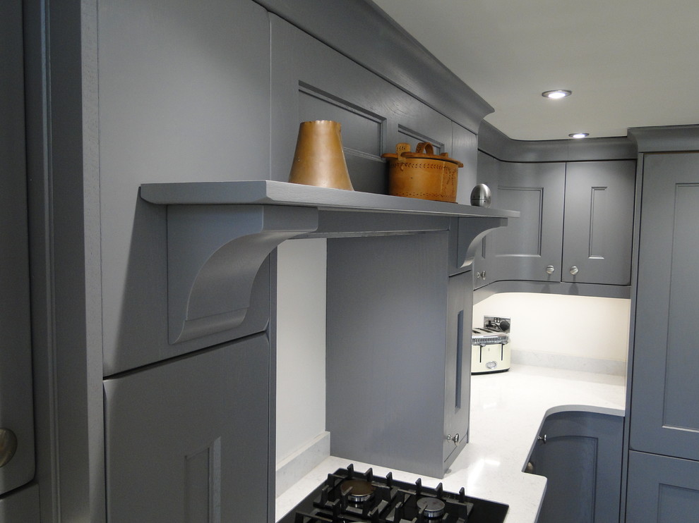 Mr And Mrs A Marpatt Woodsman Painted Oak Kitchen Near Northampton Contemporary Kitchen Other By Lifestyle Kitchens