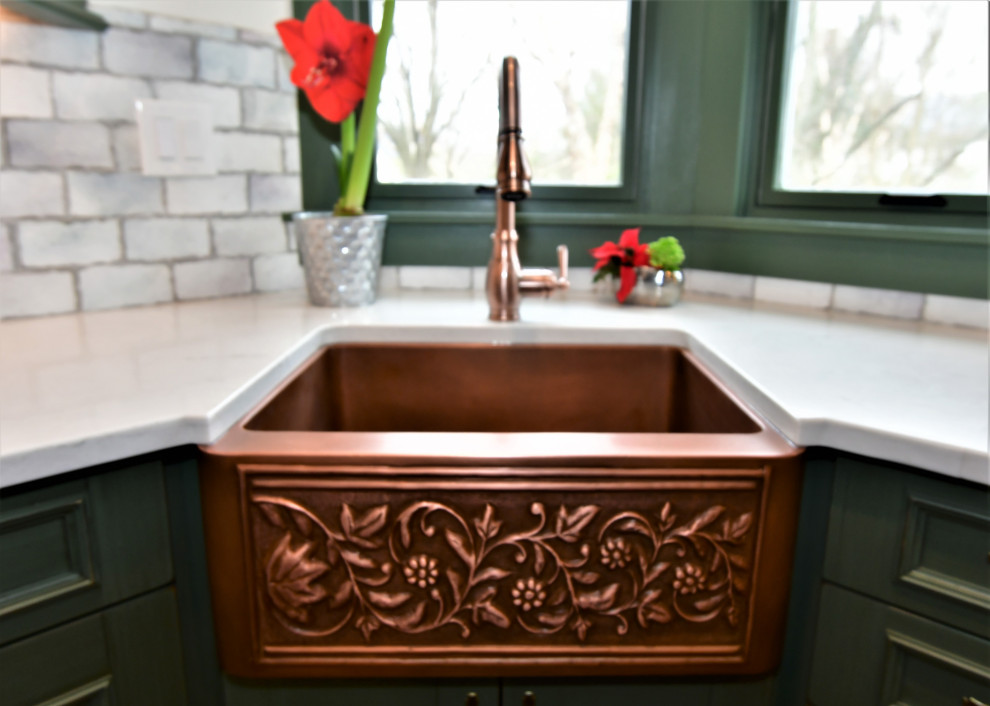 Mt. Laurel Gaelic Style Kitchen and Family Room Remodel Transitional