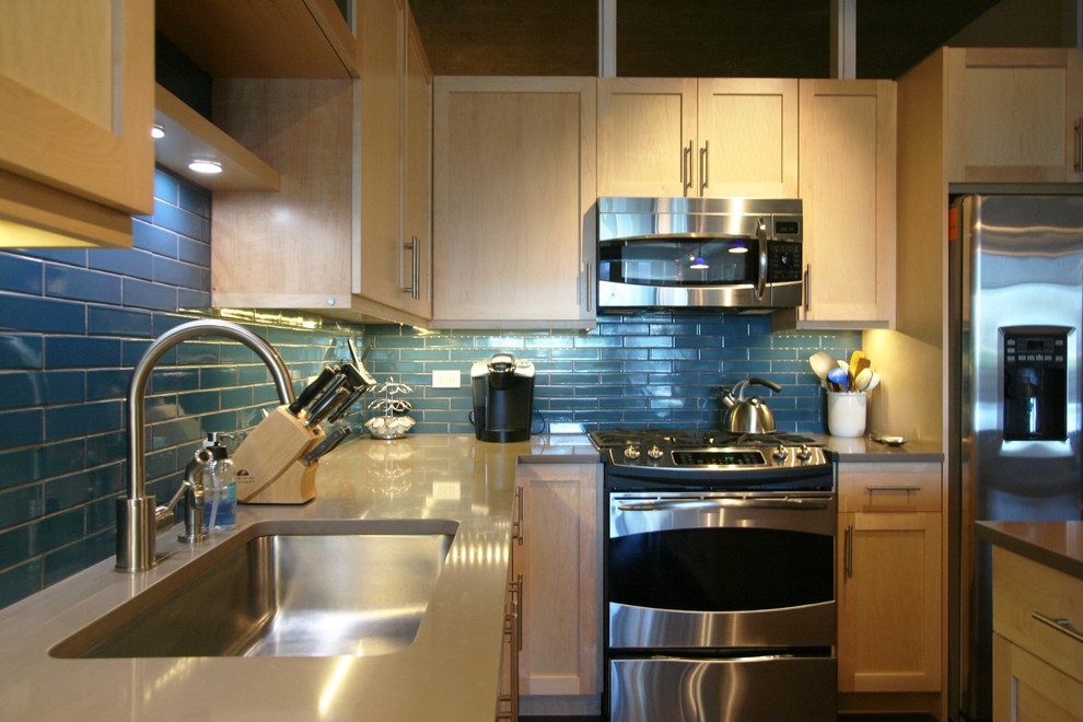 Museum Park Lofts - South Loop - Contemporary - Kitchen - Chicago - by