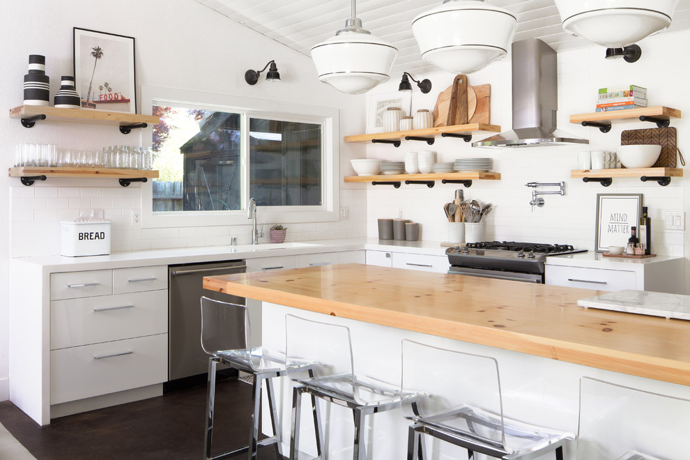 Inspiration for an eclectic kitchen remodel in Sacramento