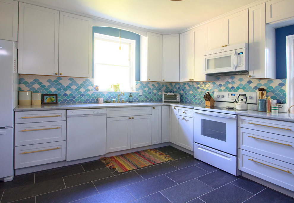 My Houzz: Color and Pattern at Play in a 1924 East Coast Home ...