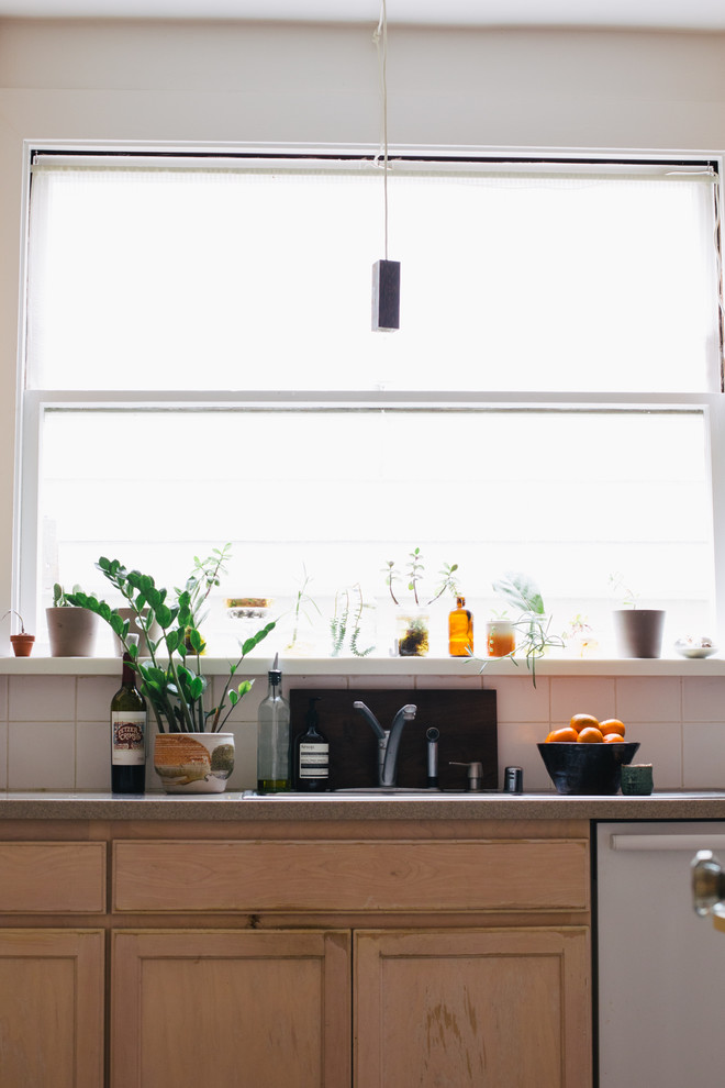 Inspiration pour une cuisine bohème.