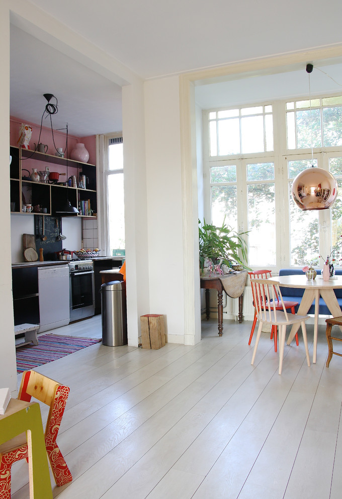 This is an example of an eclectic kitchen in Amsterdam.