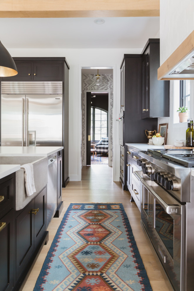 This is an example of a scandi kitchen in Chicago.