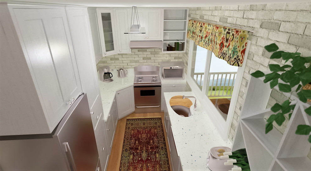 My Small New Kitchen Transitional Kitchen Other by Amaliya Houzz