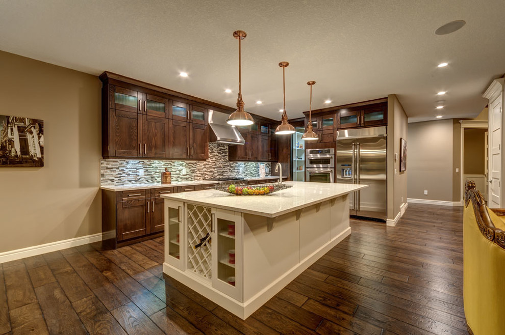 My Work Contemporain Cuisine Calgary par Woodcraft Kitchen