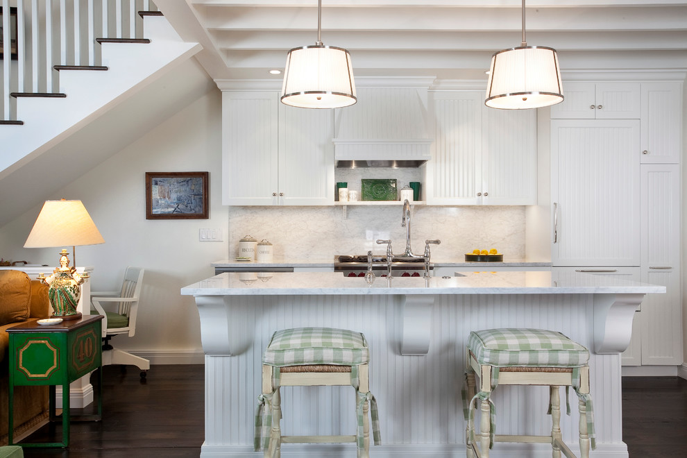 Elegant kitchen photo in Denver