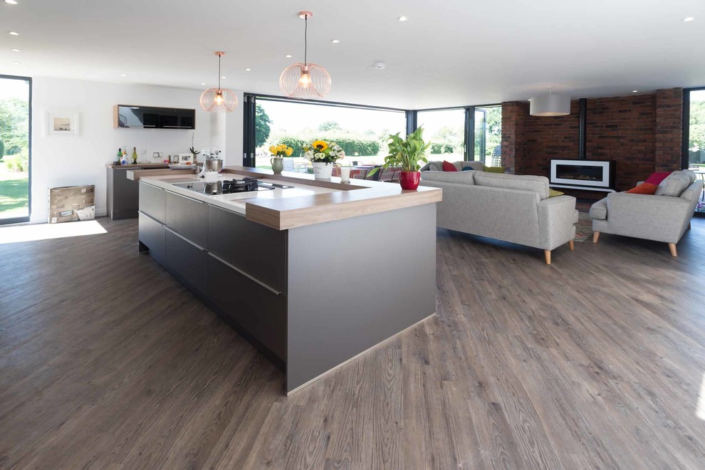 Nantwich Farmhouse Extension Modern Kitchen Cheshire by Tarpey