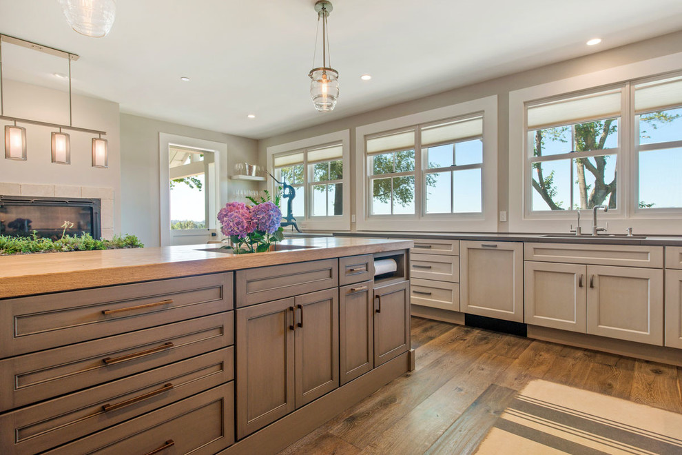 Napa Dream Farmhouse Kitchen San Francisco by LMK Interiors Houzz